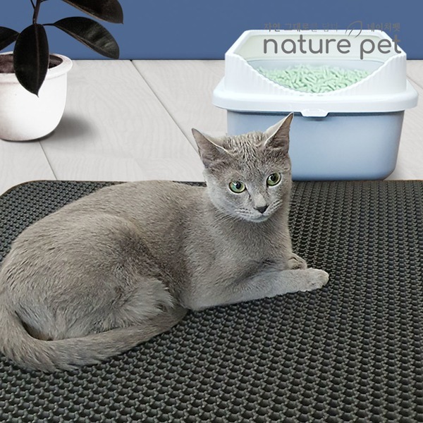 네이처펫 고양이 사막화방지 특대형 화장실 벌집매트 화장실매트